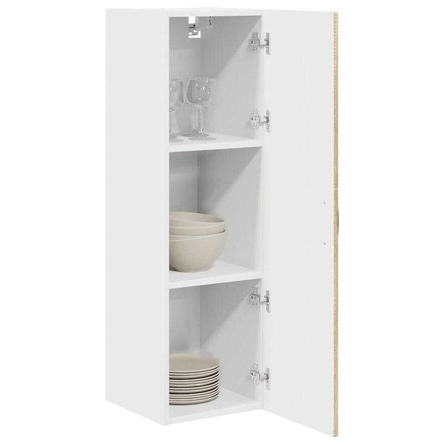 Keukenkast aan de muur met plank Sonoma Eiken 30 x 31 x 100 cm