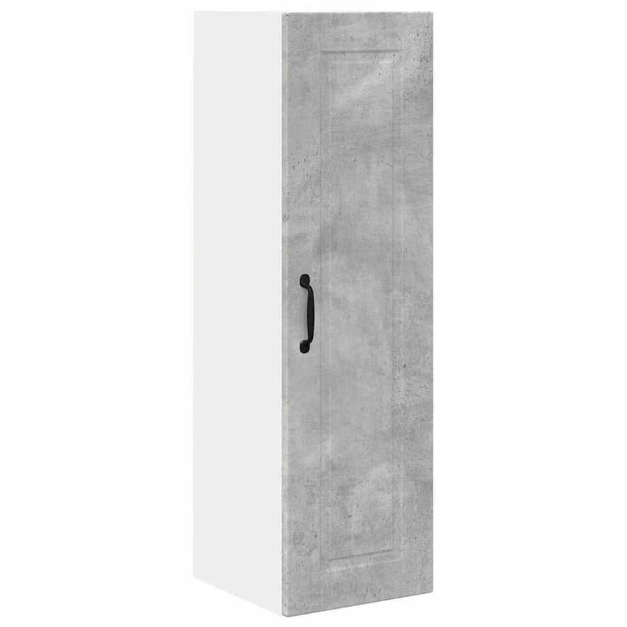 Keukenkast aan de muur met plank Beton Grijs 30 x 31 x 100 cm