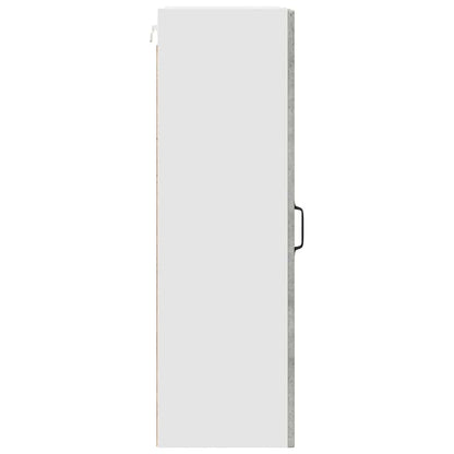 Keukenkast aan de muur met plank Beton Grijs 30 x 31 x 100 cm