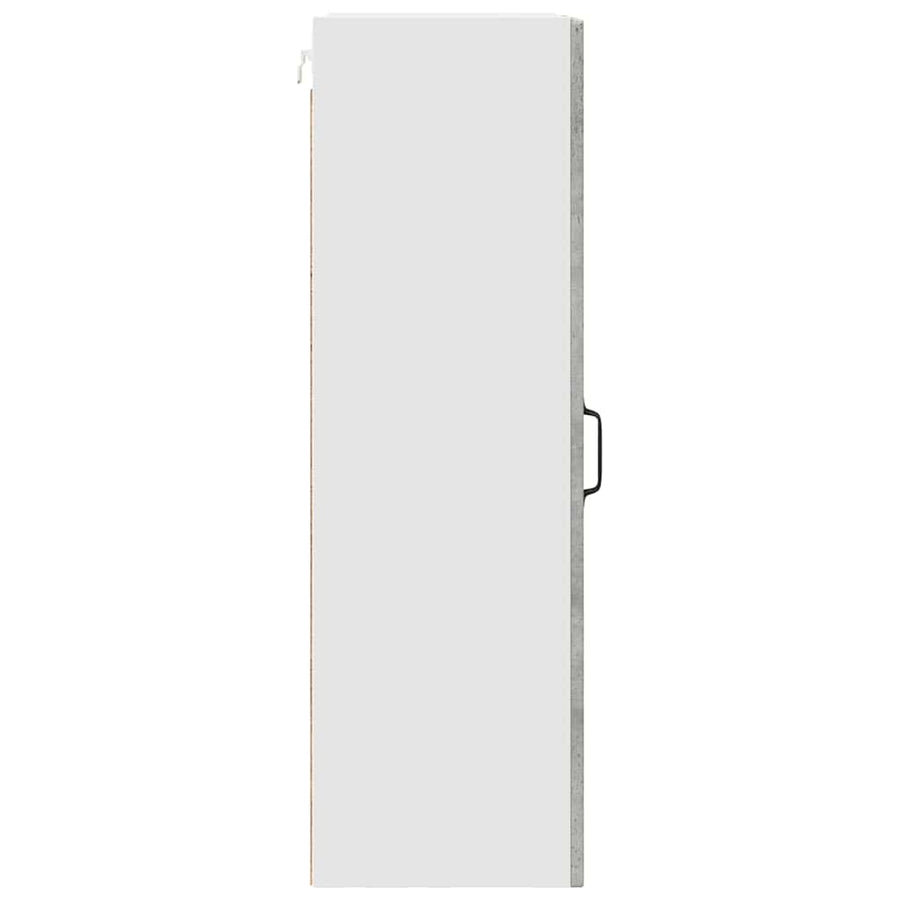 Keukenkast aan de muur met plank Beton Grijs 30 x 31 x 100 cm