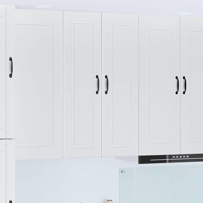 Keukenkast aan de muur met plank Hoogglans wit 30 x 31 x 100 cm