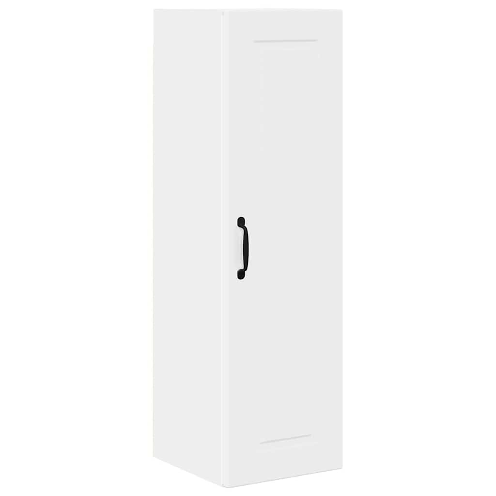 Keukenkast aan de muur met plank Hoogglans wit 30 x 31 x 100 cm