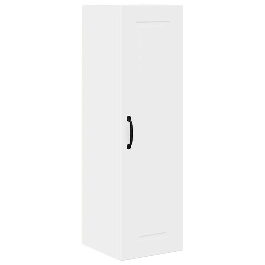 Keukenkast aan de muur met plank Hoogglans wit 30 x 31 x 100 cm