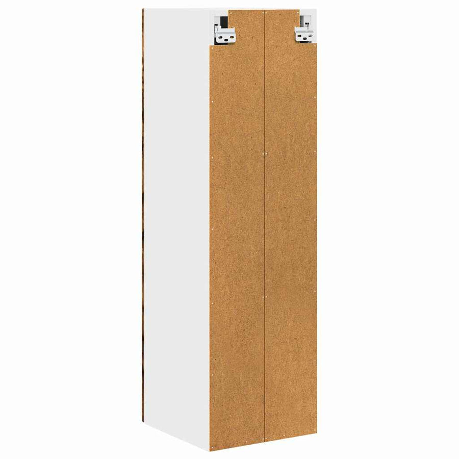 Keukenkast aan de muur met plank Gerookt eiken 30 x 31 x 100 cm