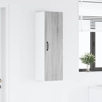 Keukenkast aan de muur met plank Grijs Sonoma 30 x 31 x 100 cm