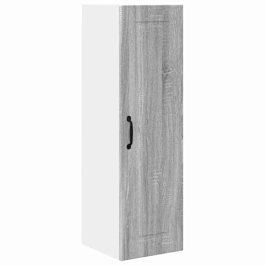 Keukenkast aan de muur met plank Grijs Sonoma 30 x 31 x 100 cm