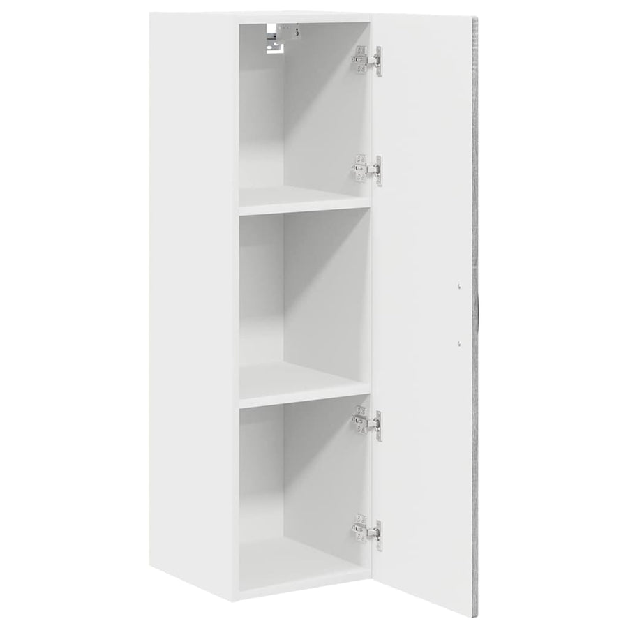 Keukenkast aan de muur met plank Grijs Sonoma 30 x 31 x 100 cm