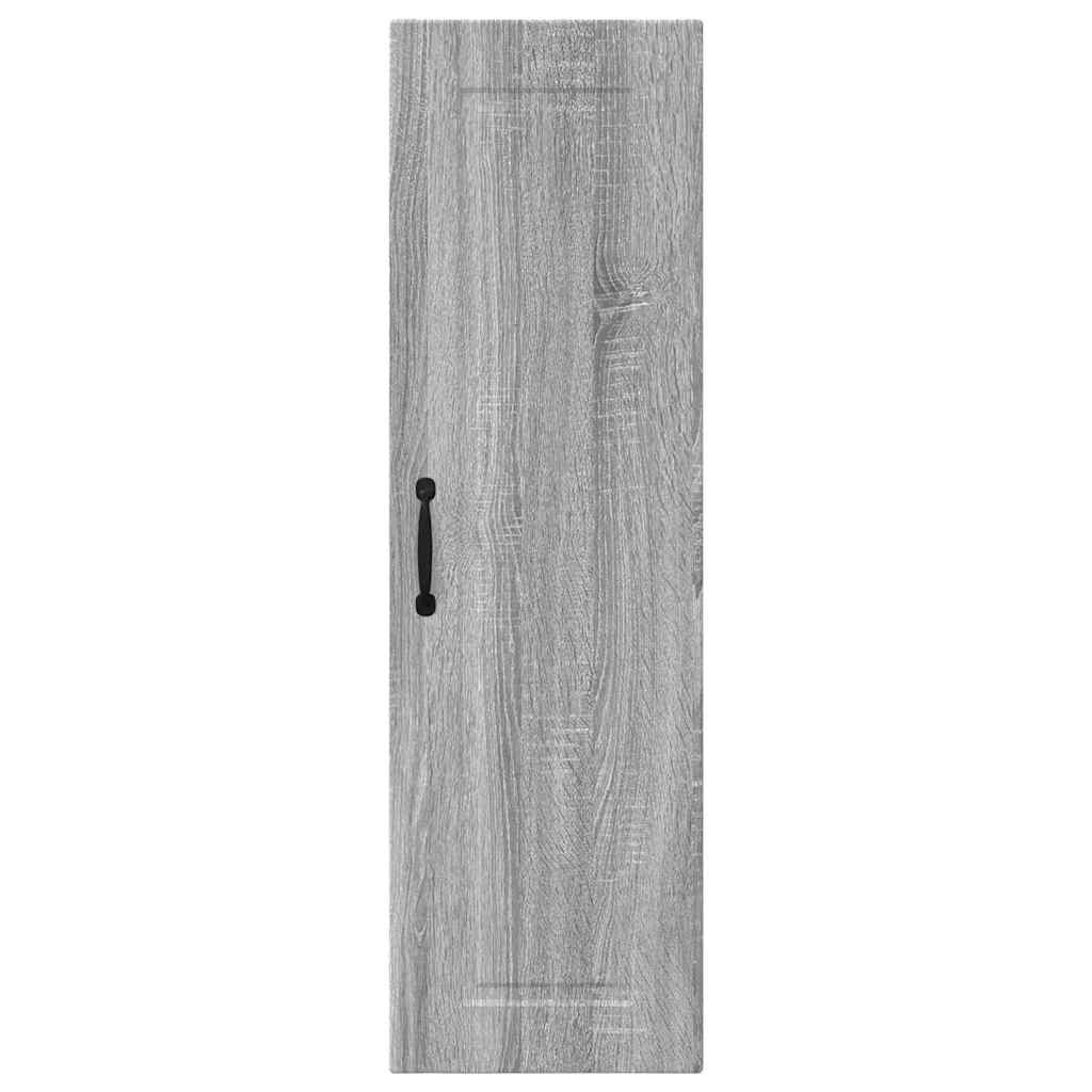 Keukenkast aan de muur met plank Grijs Sonoma 30 x 31 x 100 cm