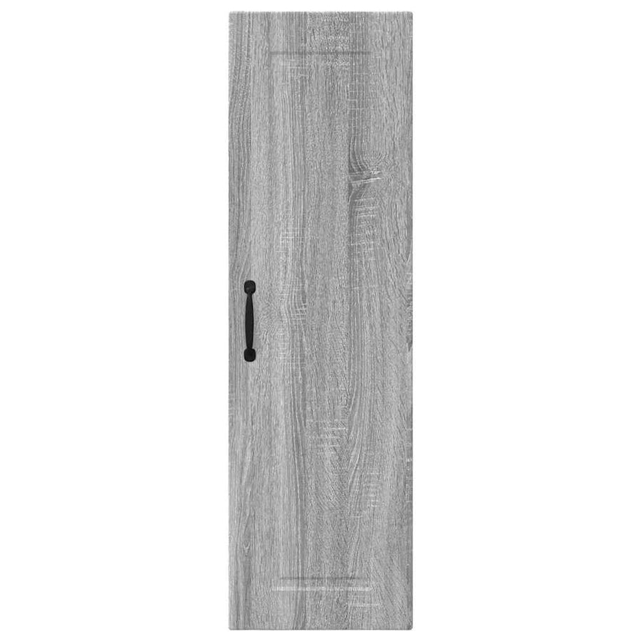 Keukenkast aan de muur met plank Grijs Sonoma 30 x 31 x 100 cm
