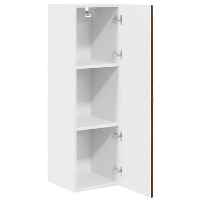 Keukenkast aan de muur met plank Bruin Eiken 30 x 31 x 100 cm
