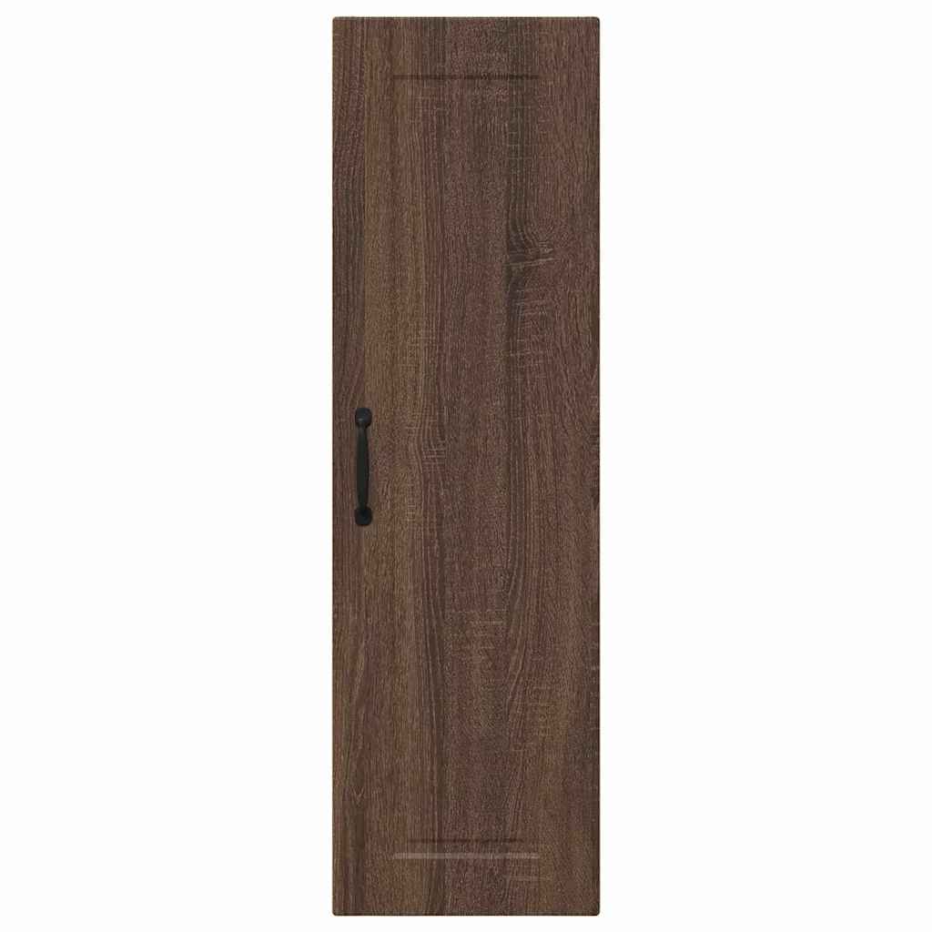 Keukenkast aan de muur met plank Bruin Eiken 30 x 31 x 100 cm