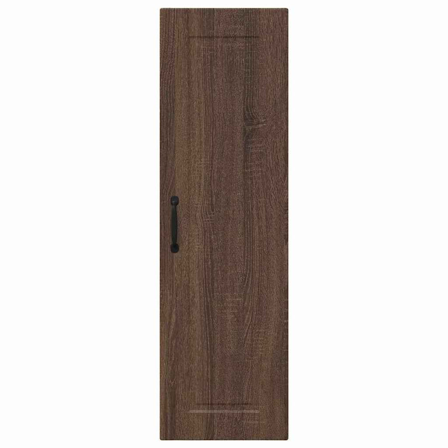 Keukenkast aan de muur met plank Bruin Eiken 30 x 31 x 100 cm