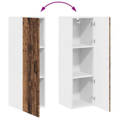 Keukenkast aan de muur Oud Hout 30 x 31 x 100 cm Bewerkt hout