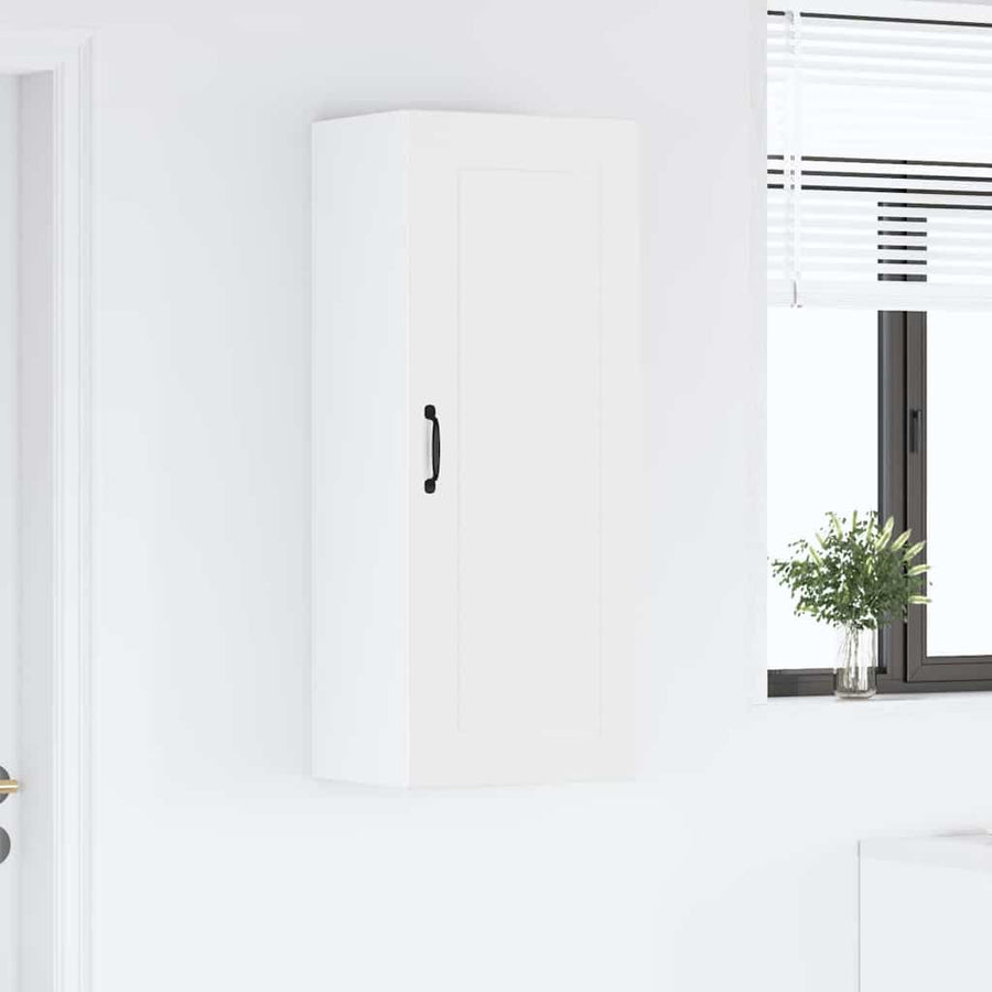 Keukenkast aan de muur Wit 40 x 31 x 100 cm Bewerkt hout