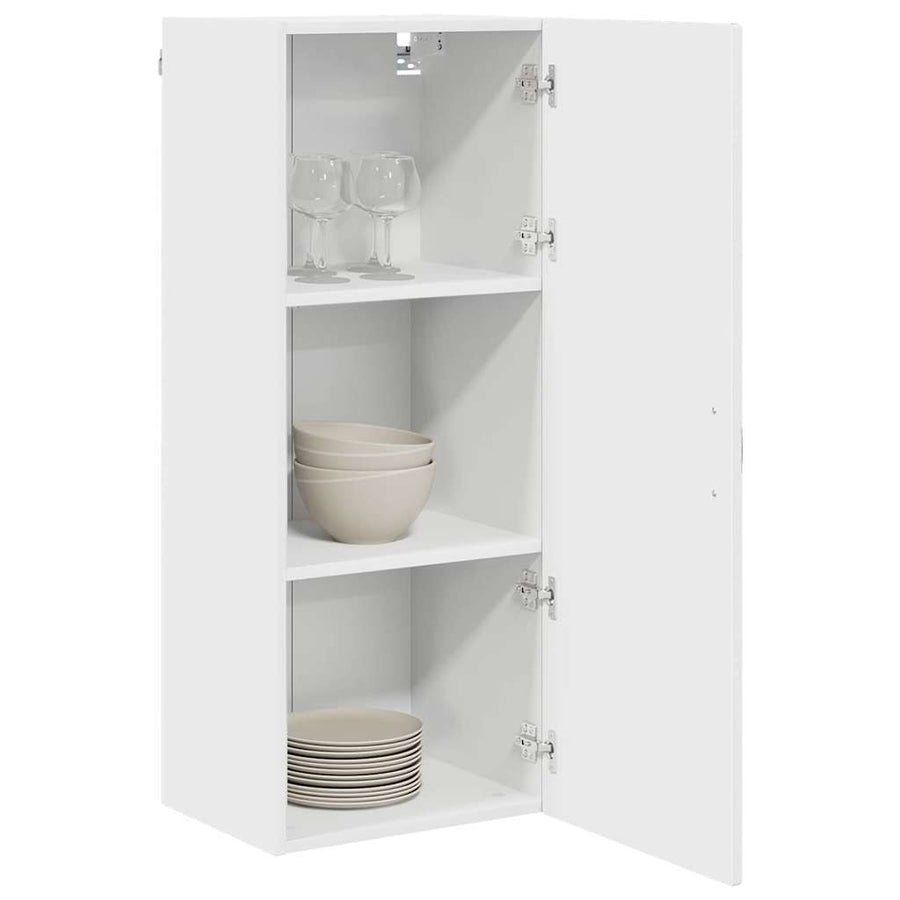 Keukenkast aan de muur Wit 40 x 31 x 100 cm Bewerkt hout