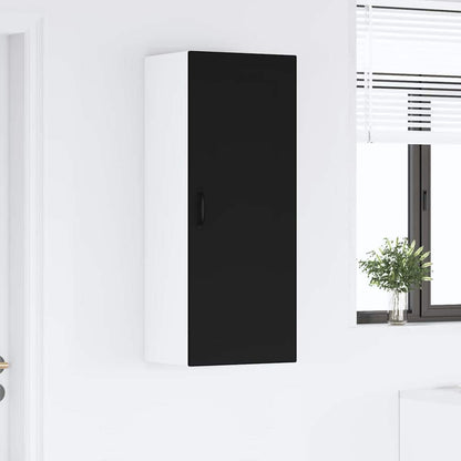 Keukenkast aan de muur Zwart 40 x 31 x 100 cm Bewerkt hout