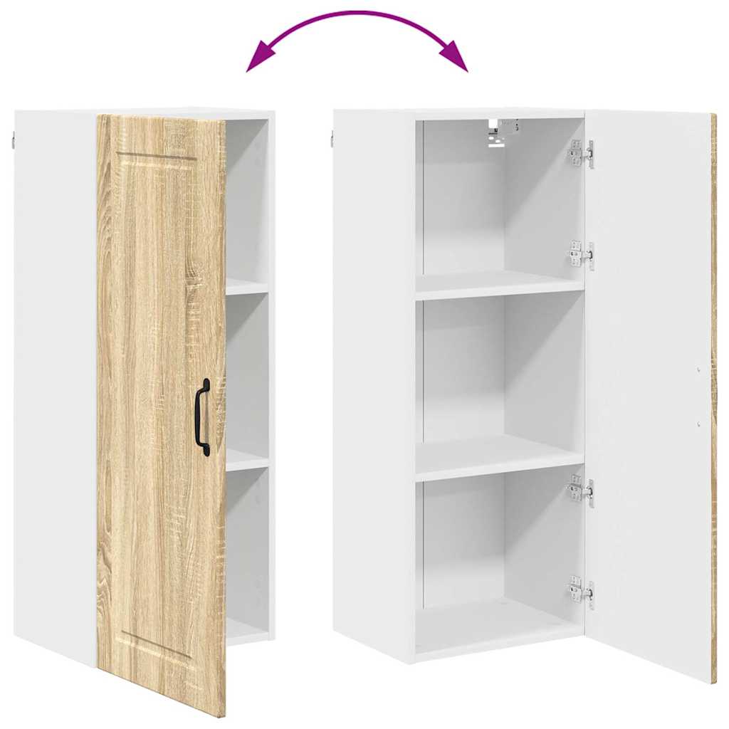 Keukenkast aan de muur met plank Sonoma Eiken 40 x 31 x 100 cm