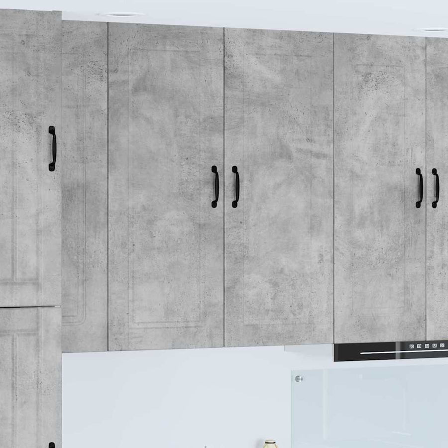 Keukenkast aan de muur met plank Beton Grijs 40 x 31 x 100 cm