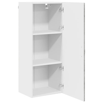 Keukenkast aan de muur met plank Beton Grijs 40 x 31 x 100 cm