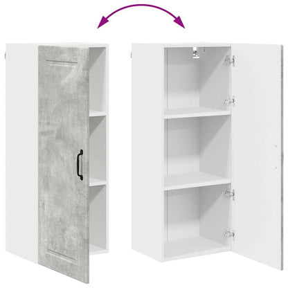 Keukenkast aan de muur met plank Beton Grijs 40 x 31 x 100 cm