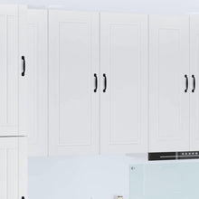 Keukenkast aan de muur met plank Hoogglans wit 40 x 31 x 100 cm