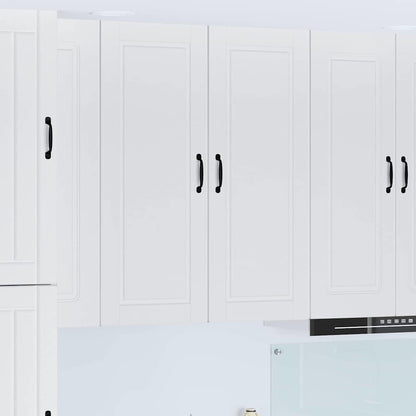 Keukenkast aan de muur met plank Hoogglans wit 40 x 31 x 100 cm