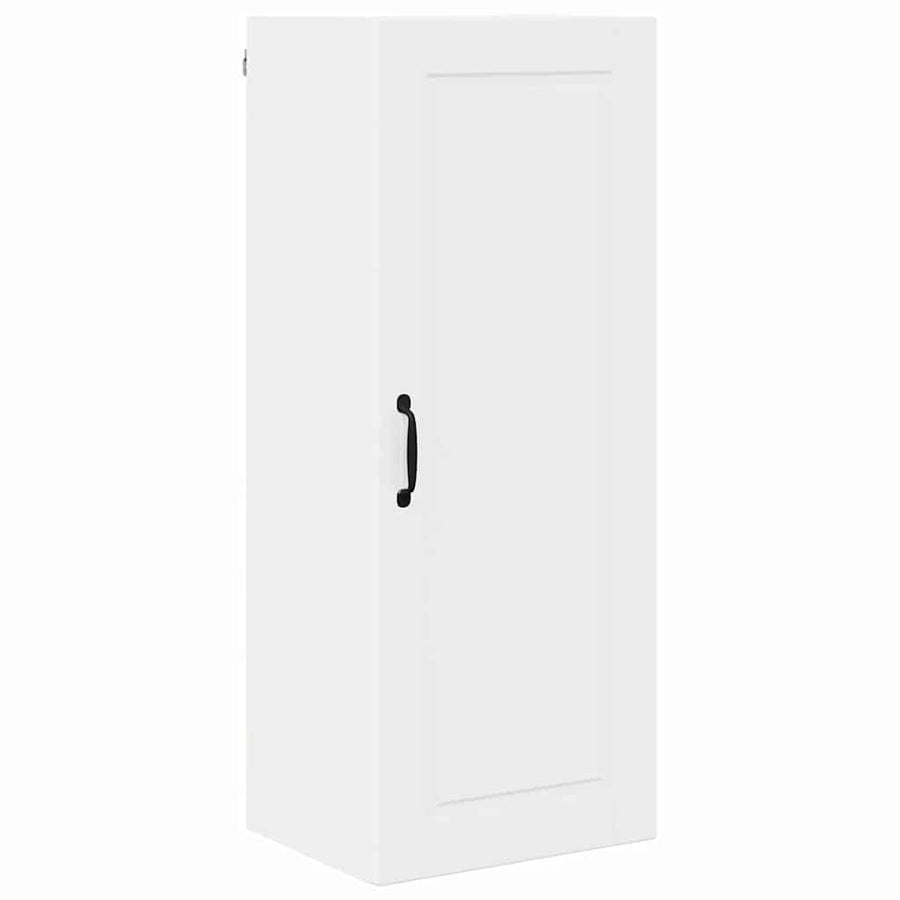 Keukenkast aan de muur met plank Hoogglans wit 40 x 31 x 100 cm