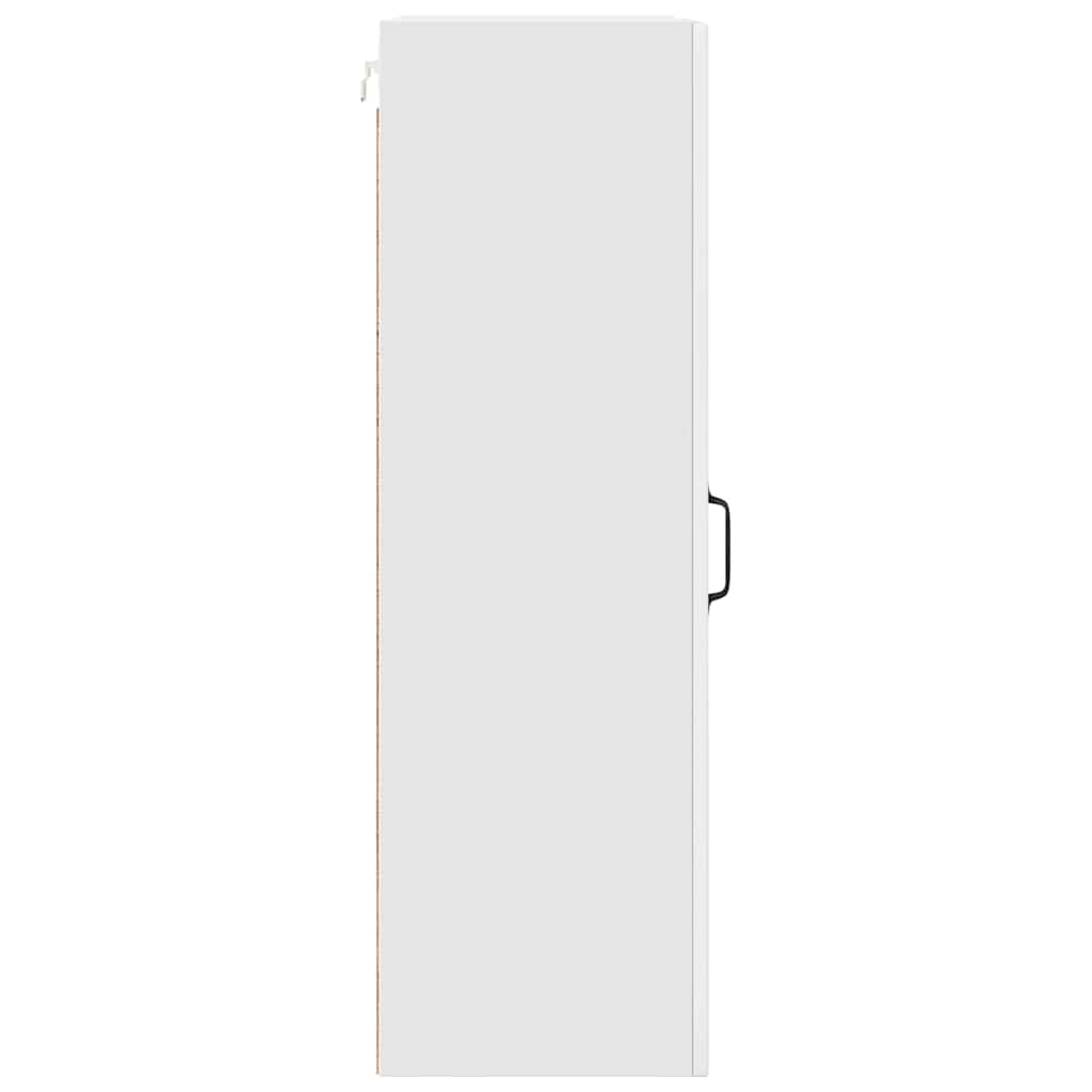 Keukenkast aan de muur met plank Hoogglans wit 40 x 31 x 100 cm