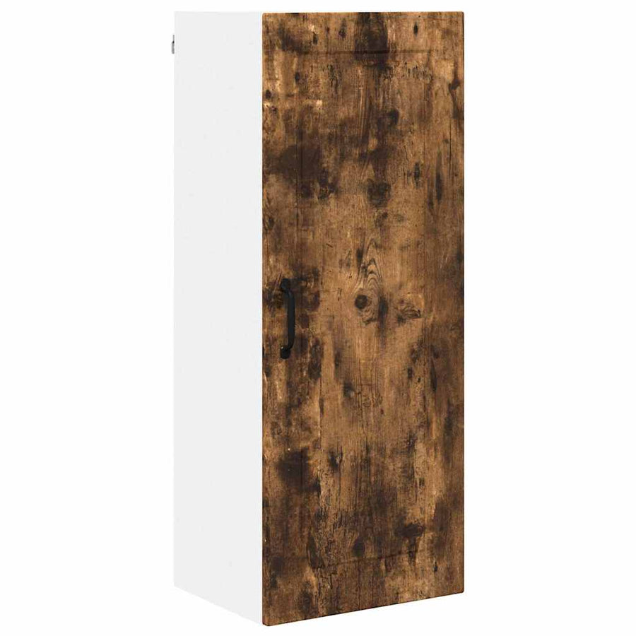 Keukenkast aan de muur met plank Gerookt eiken 40 x 31 x 100 cm