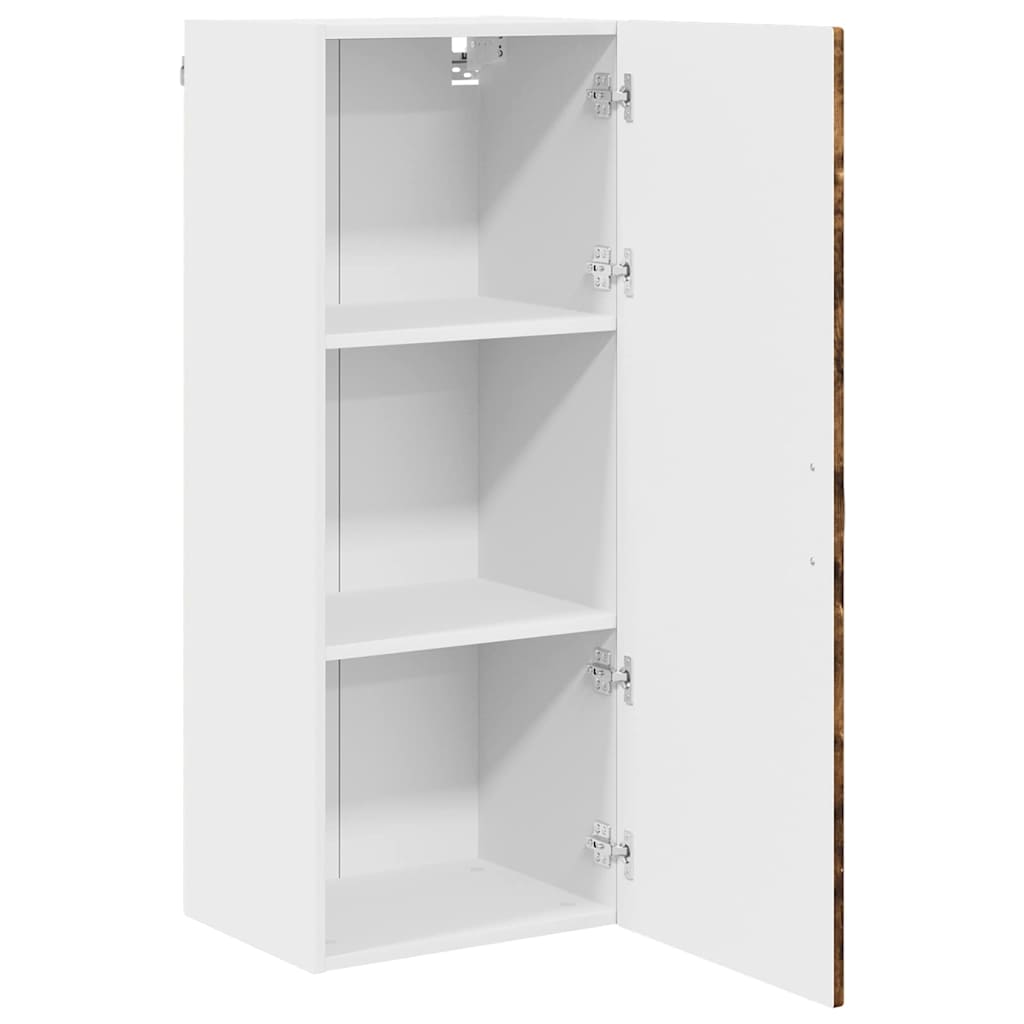 Keukenkast aan de muur met plank Gerookt eiken 40 x 31 x 100 cm