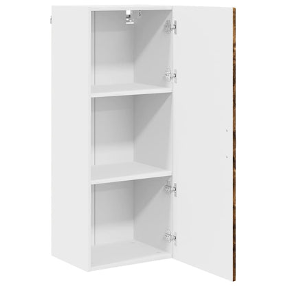 Keukenkast aan de muur met plank Gerookt eiken 40 x 31 x 100 cm