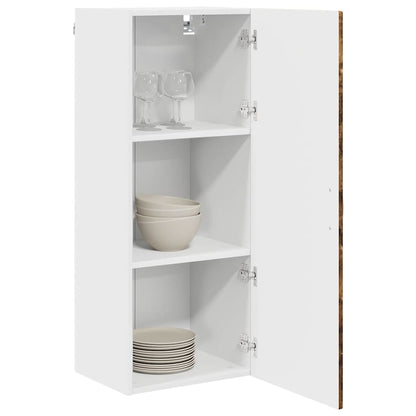 Keukenkast aan de muur met plank Gerookt eiken 40 x 31 x 100 cm
