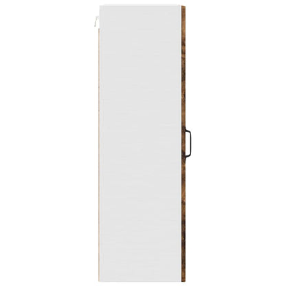 Keukenkast aan de muur met plank Gerookt eiken 40 x 31 x 100 cm