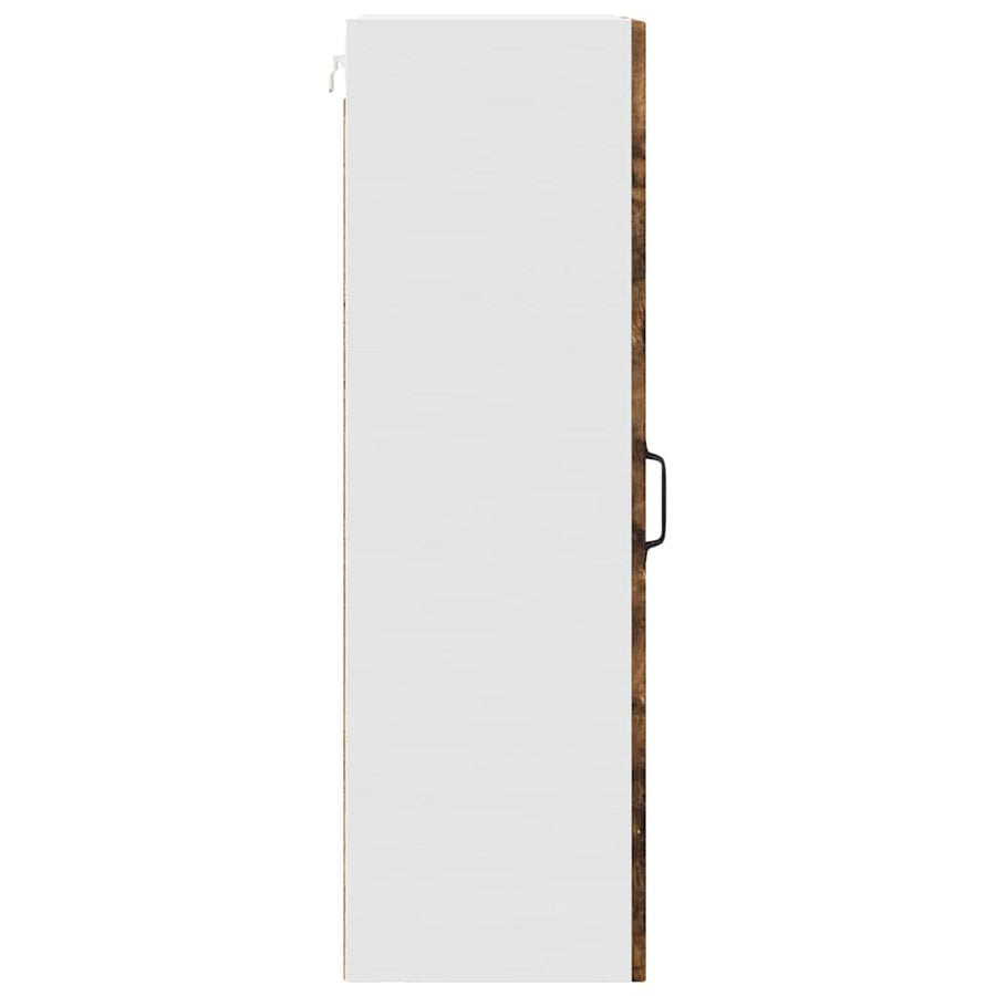 Keukenkast aan de muur met plank Gerookt eiken 40 x 31 x 100 cm