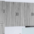 Keukenkast 40x31x100 cm grijs sonoma bewerkt hout