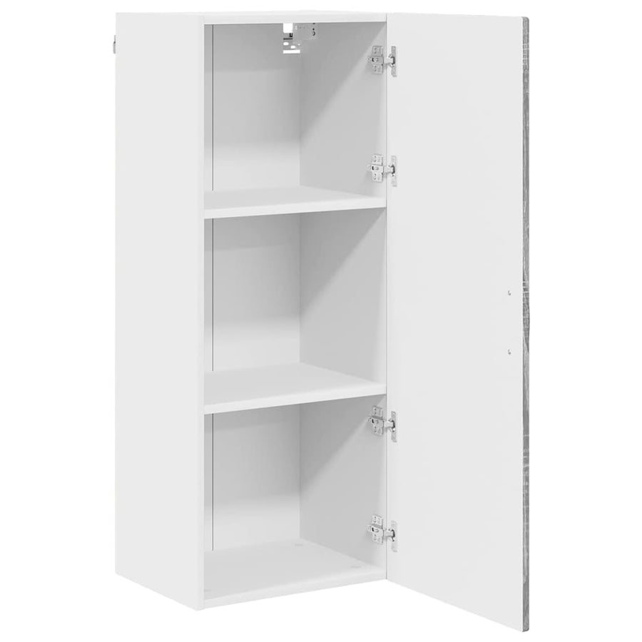 Keukenkast aan de muur met plank Grijs Sonoma 40 x 31 x 100 cm