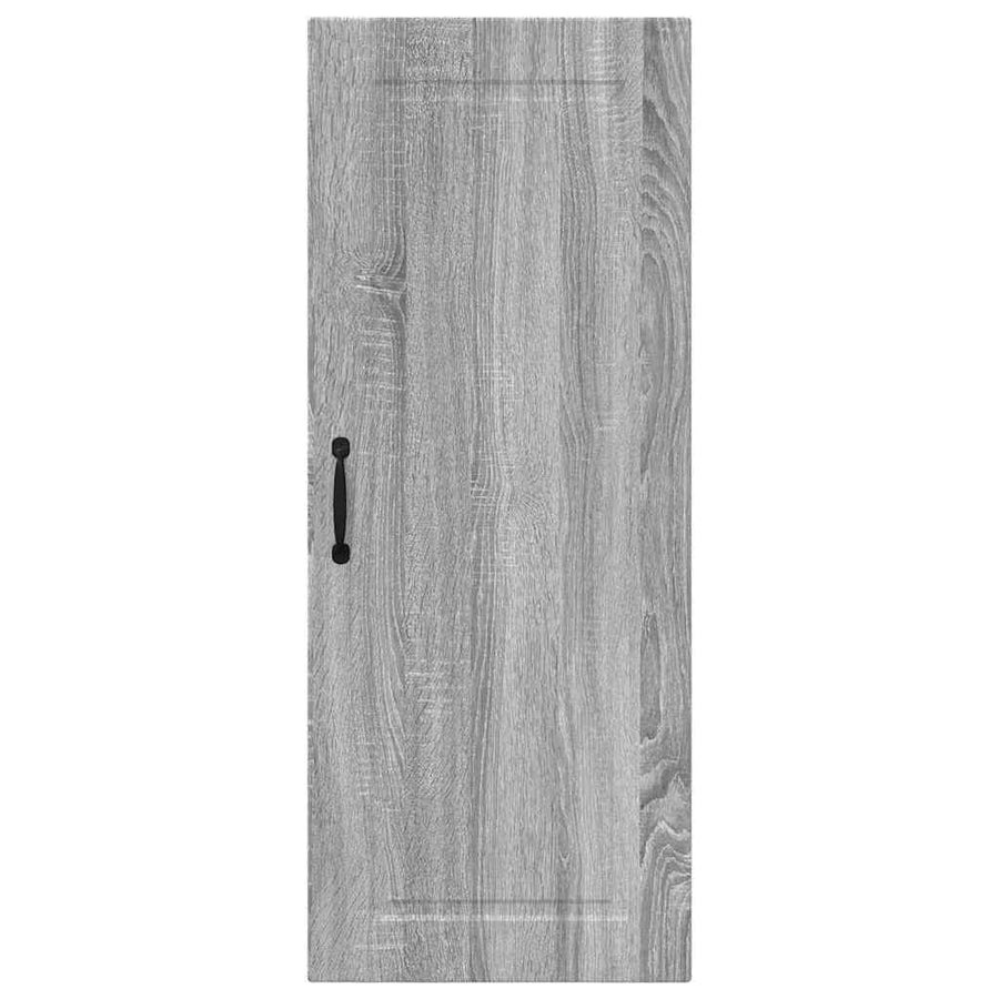 Keukenkast aan de muur met plank Grijs Sonoma 40 x 31 x 100 cm
