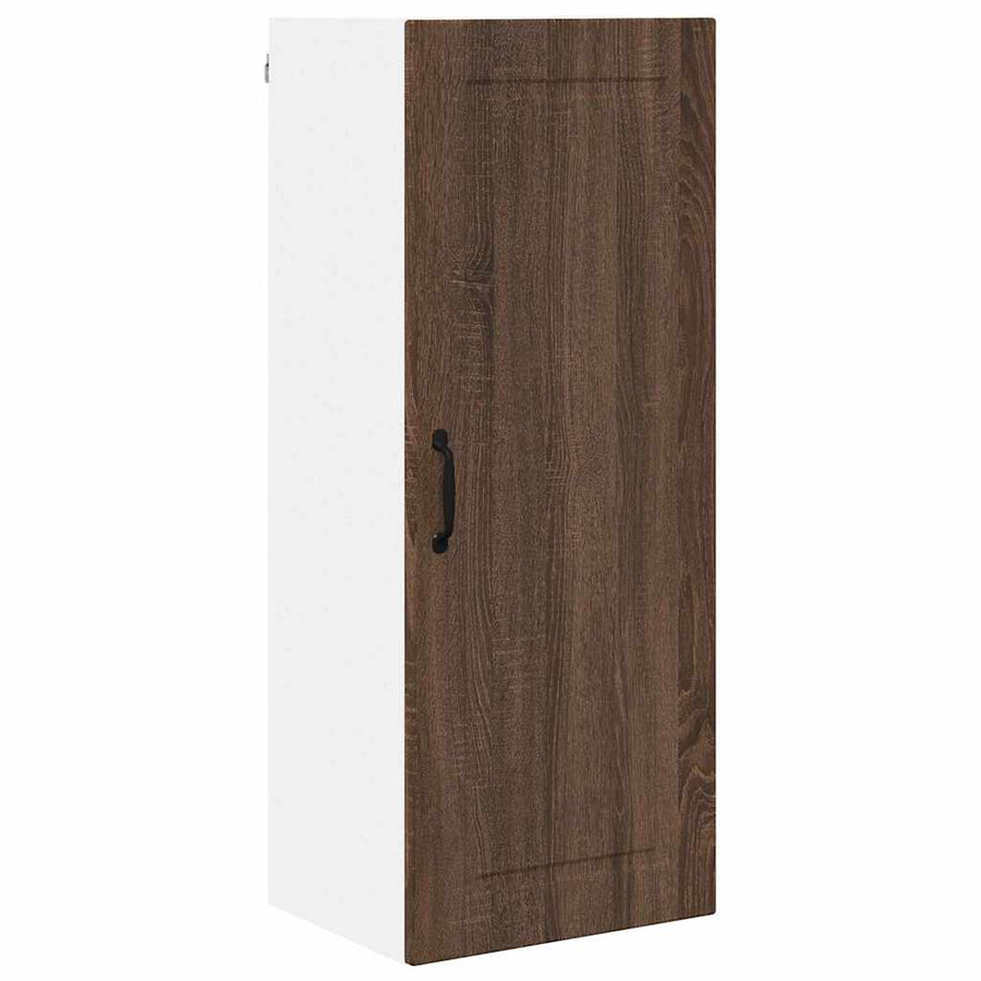 Keukenkast aan de muur met plank Bruin Eiken 40 x 31 x 100 cm