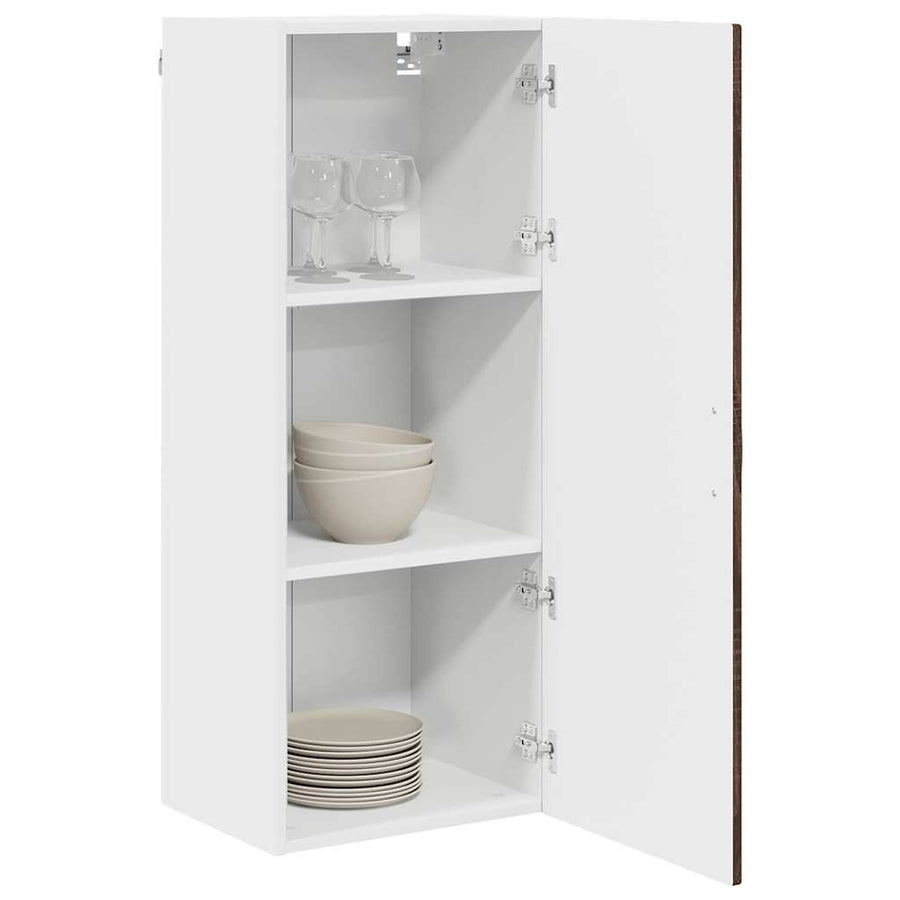 Keukenkast aan de muur met plank Bruin Eiken 40 x 31 x 100 cm