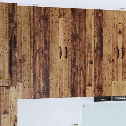 Keukenkast aan de muur Oud Hout 40 x 31 x 100 cm Bewerkt hout