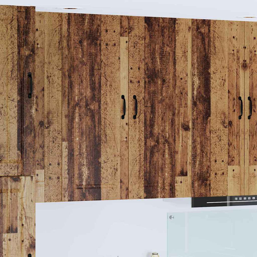 Keukenkast aan de muur Oud Hout 40 x 31 x 100 cm Bewerkt hout