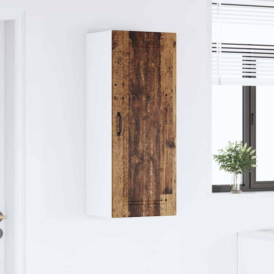 Keukenkast aan de muur Oud Hout 40 x 31 x 100 cm Bewerkt hout