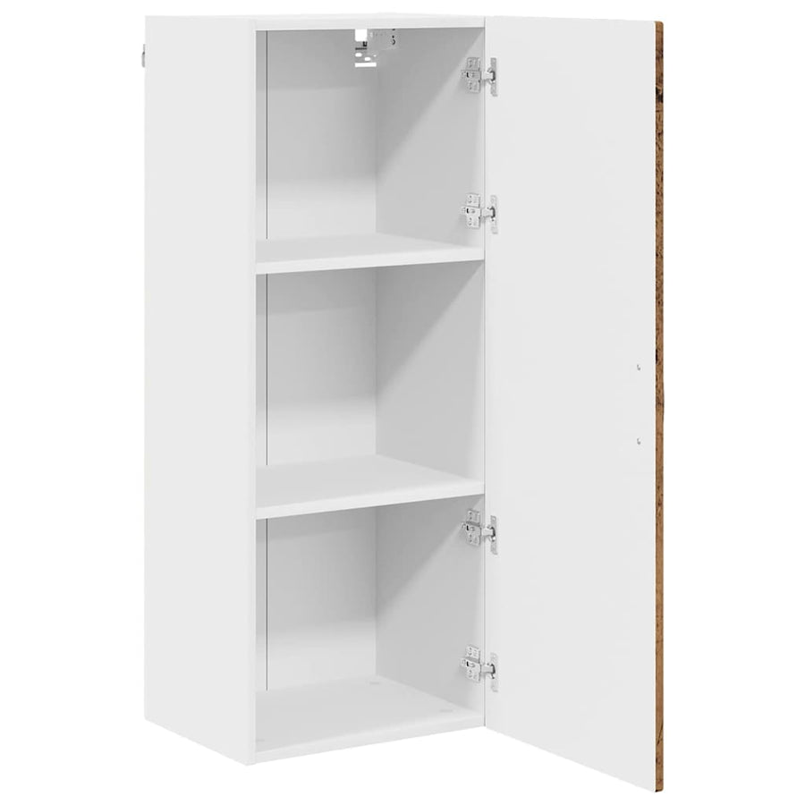 Keukenkast aan de muur Oud Hout 40 x 31 x 100 cm Bewerkt hout