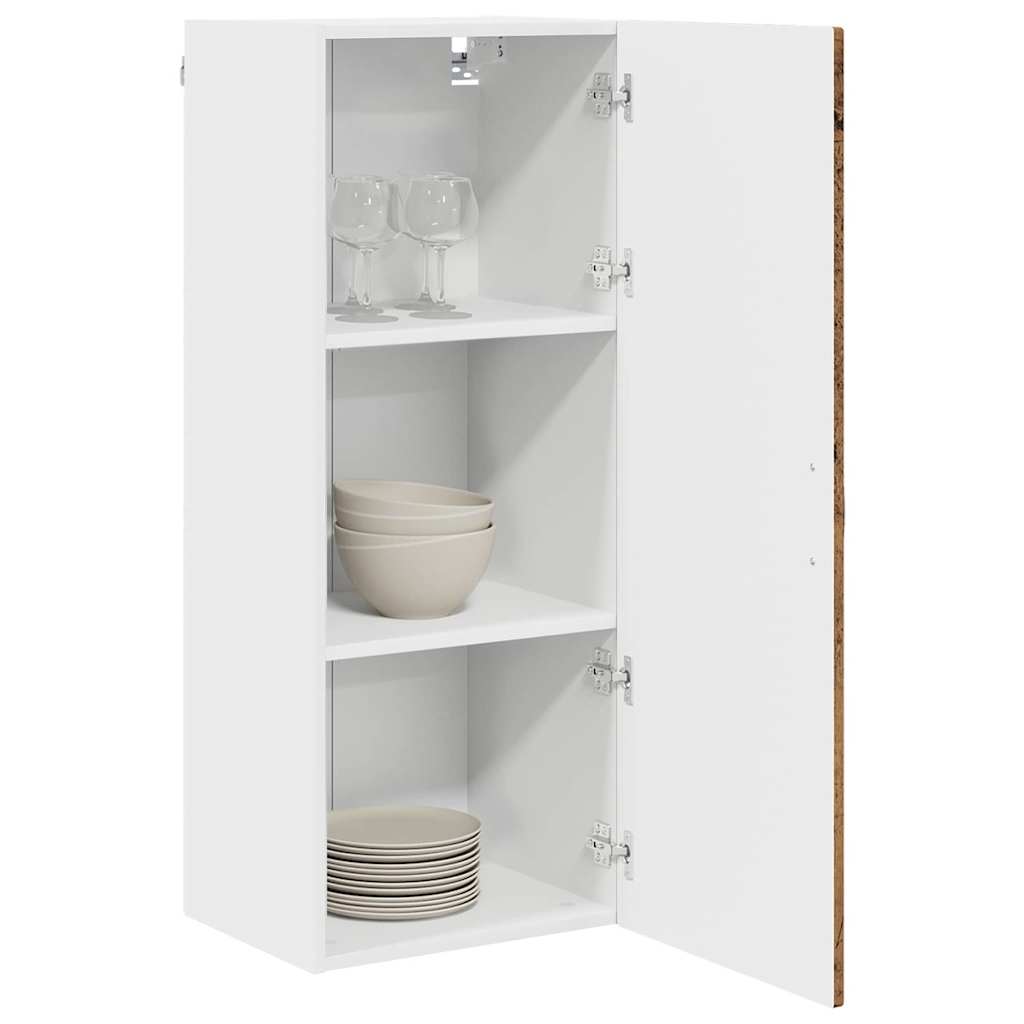 Keukenkast aan de muur Oud Hout 40 x 31 x 100 cm Bewerkt hout