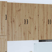 Keukenkast 40x31x100 cm artisan eiken bewerkt hout