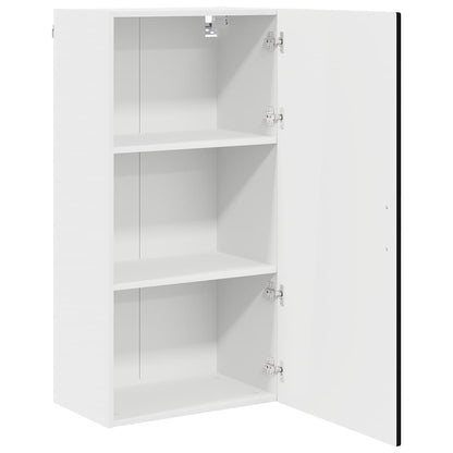 Keukenkast aan de muur Zwart 50 x 31 x 100 cm Bewerkt hout