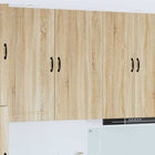 Keukenkast 50x31x100 cm Sonoma eiken bewerkt hout