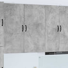 Keukenkast 50x31x100 cm beton grijs bewerkt hout
