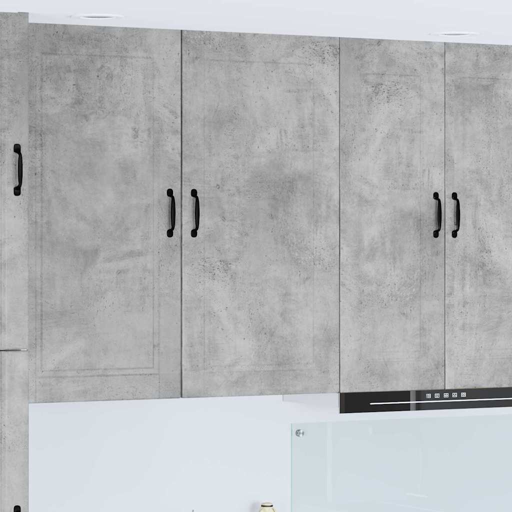 Keukenkast aan de muur met plank Beton Grijs 50 x 31 x 100 cm