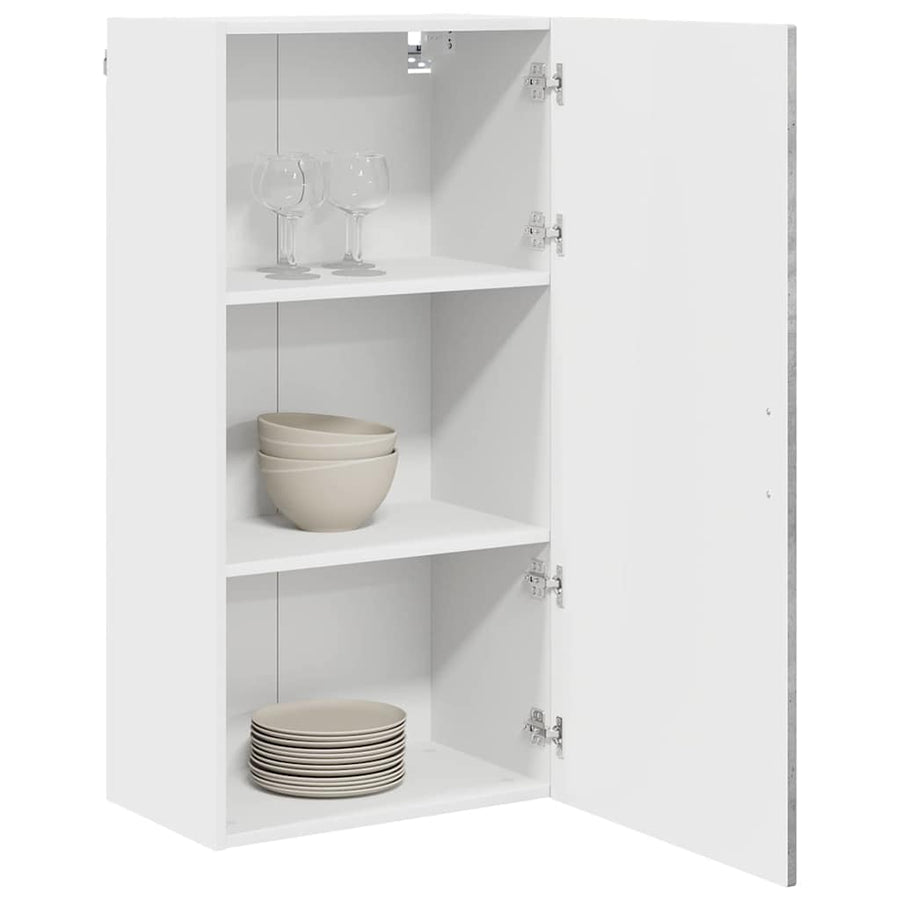 Keukenkast aan de muur met plank Beton Grijs 50 x 31 x 100 cm